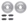 6302-03070 Brake Rotors with 3000-Series Ceramic Brake Pads Kit, 2010-2017 Kia/Hyundai/Genesis, Position: Rear - image 1