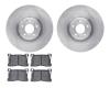 6302-03071 Brake Rotors with 3000-Series Ceramic Brake Pads Kit, 2012-2017 Kia/Hyundai/Genesis, Position: Front - image 1