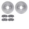 6302-03072 Brake Rotors with 3000-Series Ceramic Brake Pads Kit, 2012-2017 Multiple Makes/Models, Position: Front - image 1