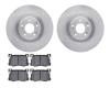 6302-03076 Brake Rotors with 3000-Series Ceramic Brake Pads Kit, 2015-2017 Kia/Hyundai/Genesis, Position: Front - image 1
