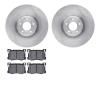 6302-03077 Brake Rotors with 3000-Series Ceramic Brake Pads Kit, 2015-2017 Kia/Hyundai/Genesis, Position: Front - image 1