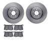 6302-03078 Brake Rotors with 3000-Series Ceramic Brake Pads Kit, 2018-2020 Kia/Hyundai/Genesis, Position: Front - image 1