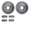 6302-03086 Brake Rotors with 3000-Series Ceramic Brake Pads Kit, 2011-2017 Kia/Hyundai/Genesis, Position: Rear - image 1