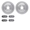 6302-03088 Brake Rotors with 3000-Series Ceramic Brake Pads Kit, 2009-2009 Kia/Hyundai/Genesis, Position: Rear - image 1