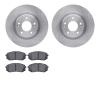 6302-03097 Brake Rotors with 3000-Series Ceramic Brake Pads Kit, Fits Select Kia/Hyundai/Genesis, Position: Front - image 1