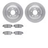 6302-03103 Brake Rotors with 3000-Series Ceramic Brake Pads Kit, 2018-2020 Kia/Hyundai/Genesis, Position: Rear - image 1