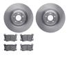 6302-10001 Brake Rotors with 3000-Series Ceramic Brake Pads Kit, Fits Select Kia/Hyundai/Genesis, Position: Front - image 1