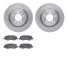 6302-11012 Brake Rotors with 3000-Series Ceramic Brake Pads Kit, 2005-2009 Land Rover, Position: Front - image 1