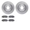 6302-11013 Brake Rotors with 3000-Series Ceramic Brake Pads Kit, 2005-2007 Land Rover, Position: Front - image 1