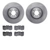 6302-11021 Brake Rotors with 3000-Series Ceramic Brake Pads Kit, 2010-2012 Land Rover, Position: Front - image 1