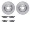 6302-11029 Brake Rotors with 3000-Series Ceramic Brake Pads Kit, 2015-2019 Multiple Makes/Models, Position: Front - image 1