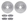 6302-13039 Brake Rotors with 3000-Series Ceramic Brake Pads Kit, 2015-2015 Subaru, Position: Front - image 1