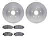6302-13049 Brake Rotors with 3000-Series Ceramic Brake Pads Kit, 2016-2019 Subaru, Position: Front - image 1