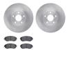 6302-13050 Brake Rotors with 3000-Series Ceramic Brake Pads Kit, 2011-2016 Subaru, Position: Front - image 1