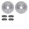 6302-13051 Brake Rotors with 3000-Series Ceramic Brake Pads Kit, Fits Select Multiple Makes/Models, Position: Front - image 1