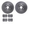6302-13056 Brake Rotors with 3000-Series Ceramic Brake Pads Kit, 2018-2021 Subaru, Position: Rear - image 1