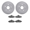 6302-18001 Brake Rotors with 3000-Series Ceramic Brake Pads Kit, 1999-2002 GM, Position: Rear - image 1