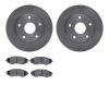 6302-18004 Brake Rotors with 3000-Series Ceramic Brake Pads Kit, 1999-2002 GM, Position: Front - image 1