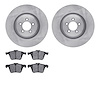 6302-20016 Brake Rotors with 3000-Series Ceramic Brake Pads Kit, 2006-2019 Jaguar, Position: Front - image 1