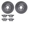 6302-20027 Brake Rotors with 3000-Series Ceramic Brake Pads Kit, 2017-2019 Jaguar, Position: Rear - image 1