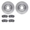 6302-21024 Brake Rotors with 3000-Series Ceramic Brake Pads Kit, 2015-2017 Kia/Hyundai/Genesis, Position: Front - image 1