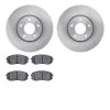 6302-21025 Brake Rotors with 3000-Series Ceramic Brake Pads Kit, 2012-2016 Kia/Hyundai/Genesis, Position: Front - image 1