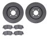 6302-21032 Brake Rotors with 3000-Series Ceramic Brake Pads Kit, 2012-2017 Kia/Hyundai/Genesis, Position: Front - image 1