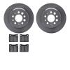 6302-27014 Brake Rotors with 3000-Series Ceramic Brake Pads Kit, 1967-1974 Volvo, Position: Rear - image 1
