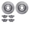 6302-27058 Brake Rotors with 3000-Series Ceramic Brake Pads Kit, 2007-2018 Volvo, Position: Front - image 1