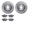 6302-27060 Brake Rotors with 3000-Series Ceramic Brake Pads Kit, 2008-2015 Land Rover, Position: Front - image 1