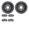 6302-27062 Brake Rotors with 3000-Series Ceramic Brake Pads Kit, 2007-2015 Volvo, Position: Rear - image 1