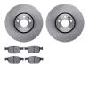 6302-27070 Brake Rotors with 3000-Series Ceramic Brake Pads Kit, 2010-2016 Volvo, Position: Front - image 1