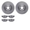 6302-27074 Brake Rotors with 3000-Series Ceramic Brake Pads Kit, Fits Select Multiple Makes/Models, Position: Front - image 1