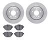 6302-31111 Brake Rotors with 3000-Series Ceramic Brake Pads Kit, 2011-2016 BMW, Position: Rear - image 1