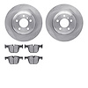 6302-31126 Brake Rotors with 3000-Series Ceramic Brake Pads Kit, 2012-2020 BMW, Position: Rear - image 1