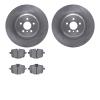 6302-31136 Brake Rotors with 3000-Series Ceramic Brake Pads Kit, 2016-2020 BMW, Position: Rear - image 1