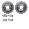 6302-32005 Brake Rotors with 3000-Series Ceramic Brake Pads Kit, 2011-2016 Mini, Position: Front - image 1