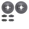 6302-32012 Brake Rotors with 3000-Series Ceramic Brake Pads Kit, 2007-2015 Mini, Position: Front - image 1