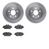 6302-32013 Brake Rotors with 3000-Series Ceramic Brake Pads Kit, Fits Select Mini, Position: Front - image 1