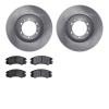 6302-37012 Brake Rotors with 3000-Series Ceramic Brake Pads Kit, 1992-2002 Multiple Makes/Models, Position: Front - image 1