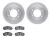 6302-37015 Brake Rotors with 3000-Series Ceramic Brake Pads Kit, 2001-2004 Multiple Makes/Models, Position: Front - image 1