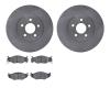 6302-39021 Brake Rotors with 3000-Series Ceramic Brake Pads Kit, 1991-1995 Mopar, Position: Front - image 1