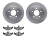 6302-40007 Brake Rotors with 3000-Series Ceramic Brake Pads Kit, 1988-1992 Mopar, Position: Rear - image 1