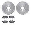 6302-40009 Brake Rotors with 3000-Series Ceramic Brake Pads Kit, 2001-2002 Mopar, Position: Rear - image 1