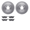 6302-40011 Brake Rotors with 3000-Series Ceramic Brake Pads Kit, 2001-2007 Mopar, Position: Rear - image 1