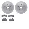 6302-40036 Brake Rotors with 3000-Series Ceramic Brake Pads Kit, 1994-1999 Mopar, Position: Front - image 1