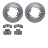 6302-40044 Brake Rotors with 3000-Series Ceramic Brake Pads Kit, 1992-2000 Multiple Makes/Models, Position: Front - image 1