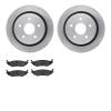 6302-40083 Brake Rotors with 3000-Series Ceramic Brake Pads Kit, 2002-2018 Mopar, Position: Rear - image 1
