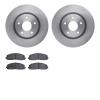 6302-40096 Brake Rotors with 3000-Series Ceramic Brake Pads Kit, Fits Select Multiple Makes/Models, Position: Front - image 1