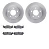 6302-42013 Brake Rotors with 3000-Series Ceramic Brake Pads Kit, 1982-1989 Multiple Makes/Models, Position: Front - image 1